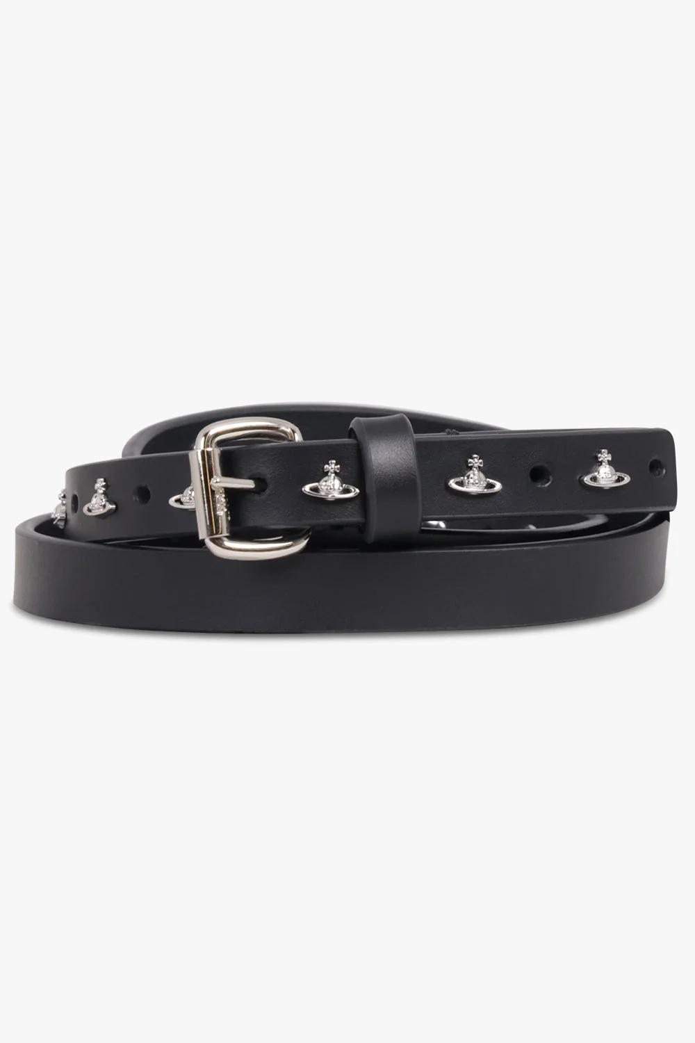 MINI ALEX ORB STUD BELT | BLACK/SILVER - 1