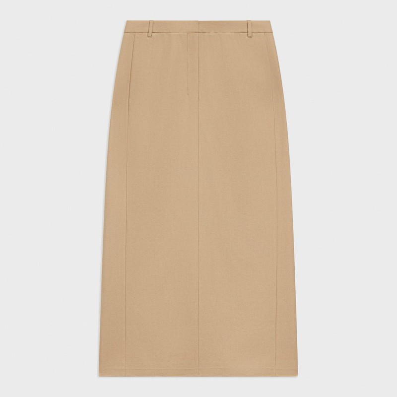Maxi Trouser Skirt in Stretch Flannel 1