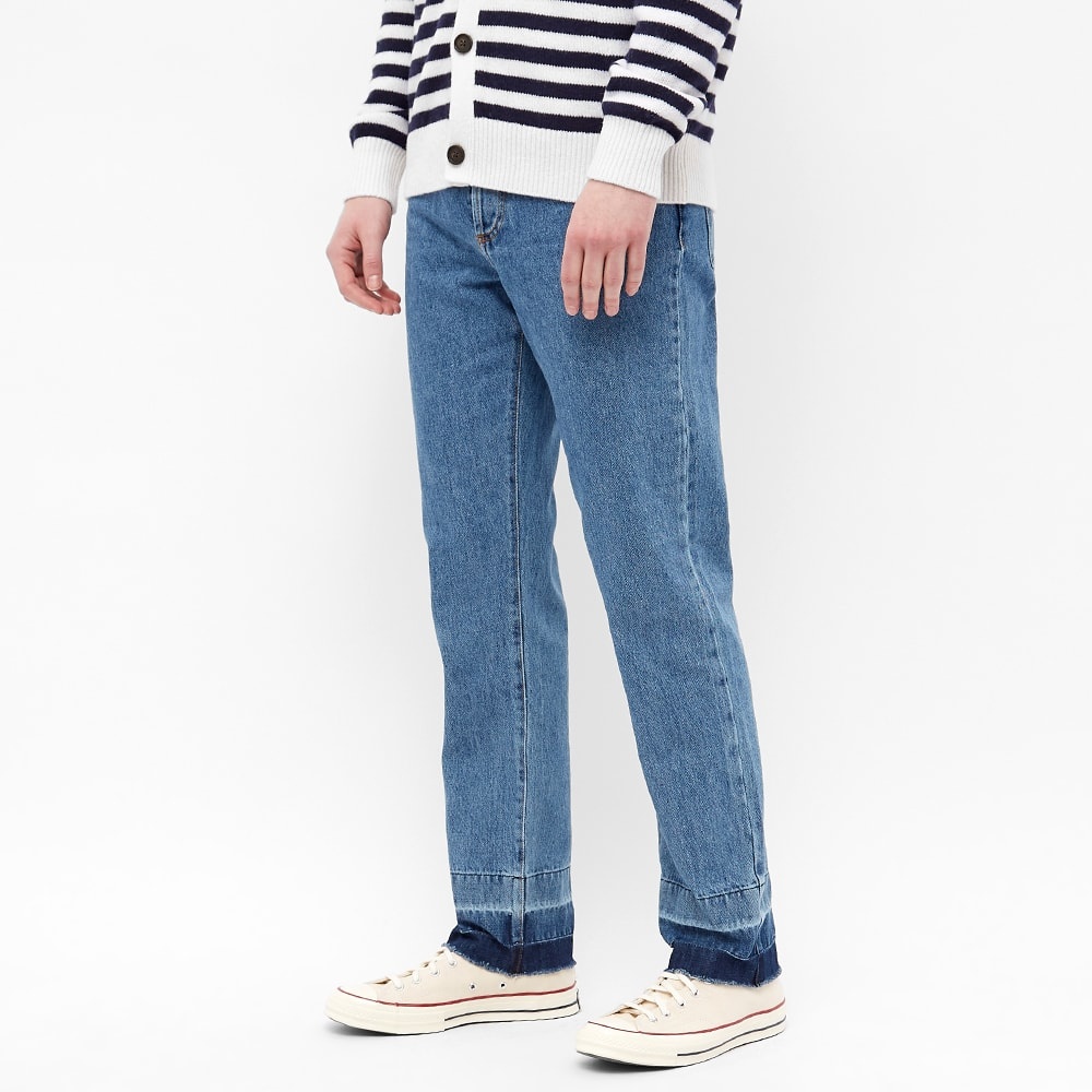 JW Anderson Raw Hem Slim Jean - 4