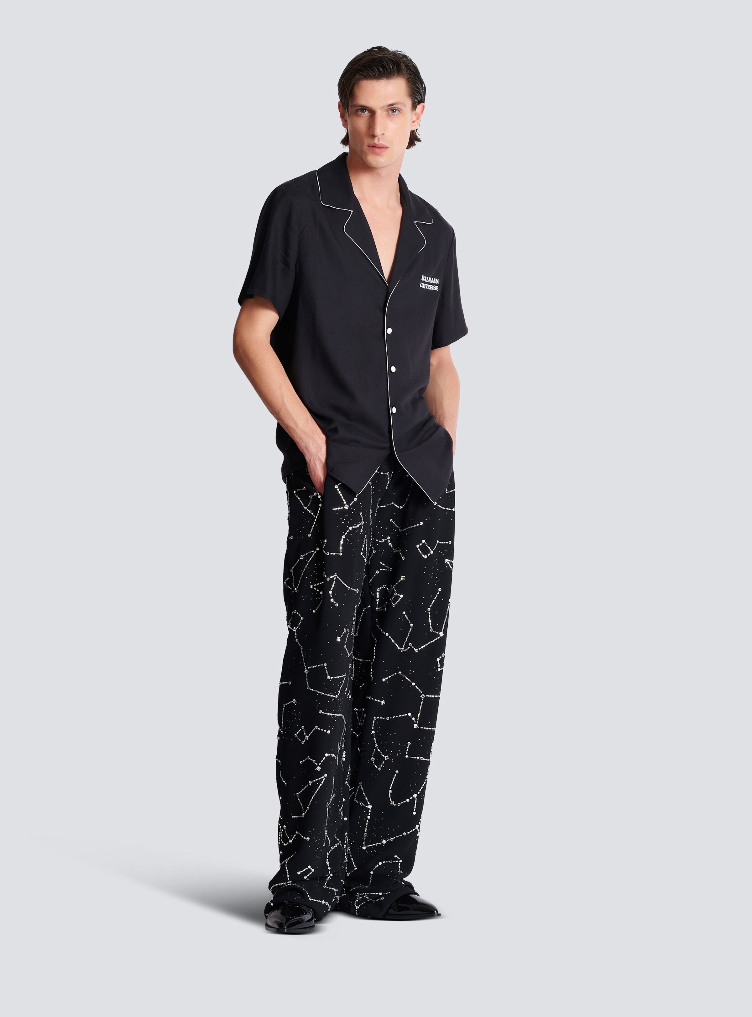 Pyjama shirt with 9 planets print - 3