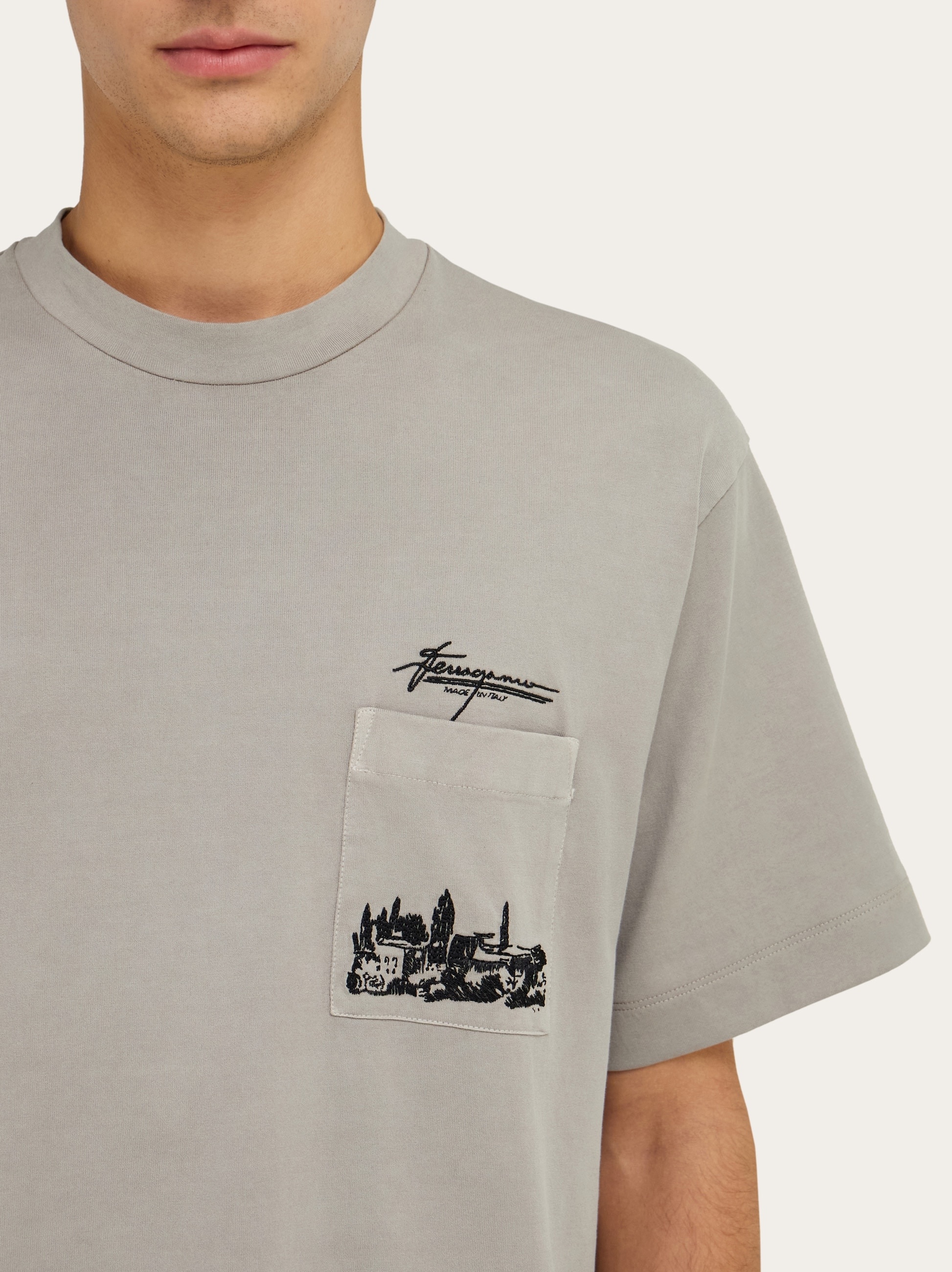 Tuscany print T-shirt - 4