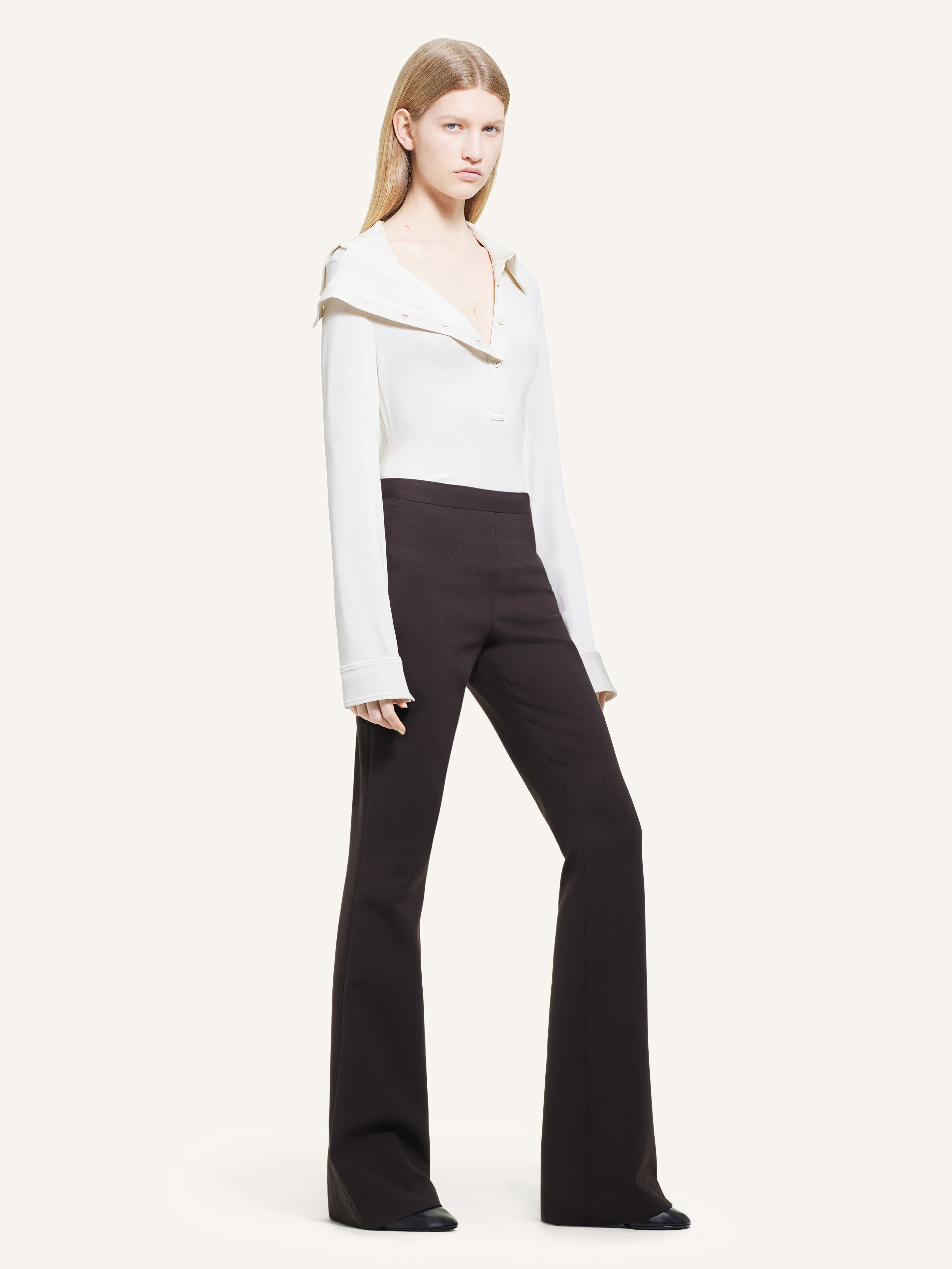 【関税込み】COURREGES 'Oblique Tailored' pants Courrèges Oblique Tailored Trousers | Black | FARFETCH JO