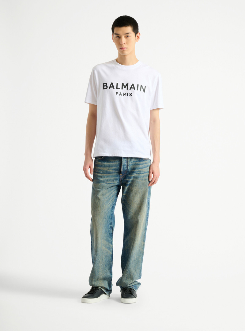 Balmain T-shirt with Balmain Paris print outlook