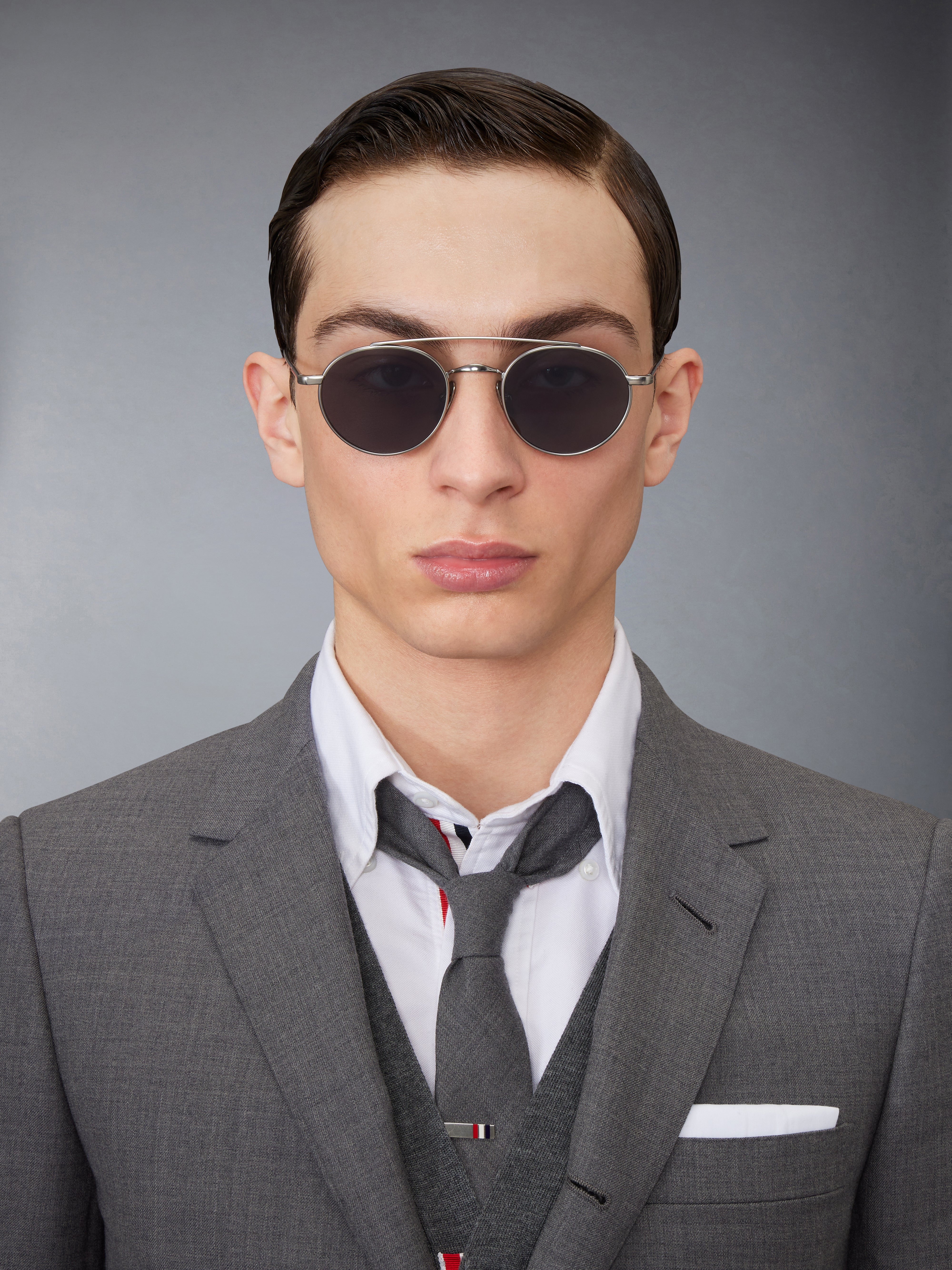 Titanium Round Sunglasses - 3