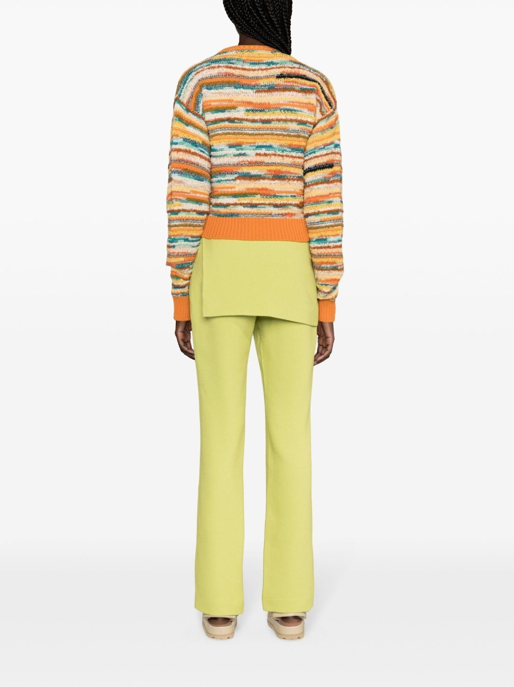 Madurai striped intarsia-knit jumper - 4