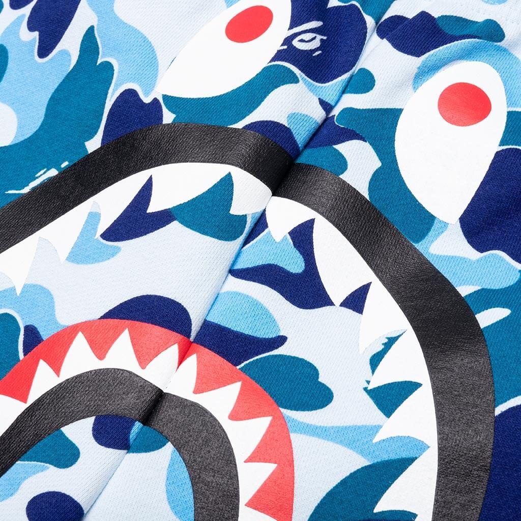 ABC CAMO SHARK SWEAT SHORTS - BLUE - 5