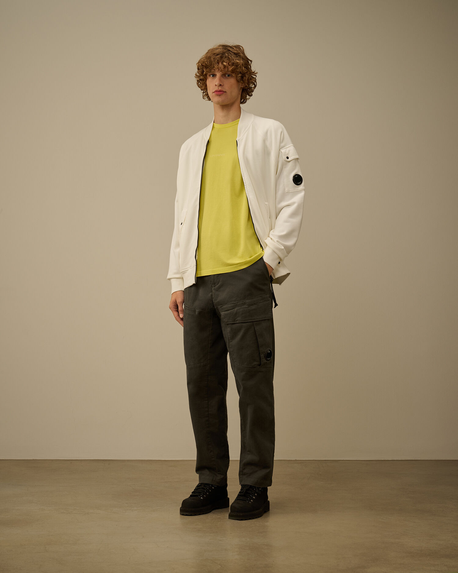 24/1 Jersey Short Sleeve Resist Dyed Logo T-Shirt - 2