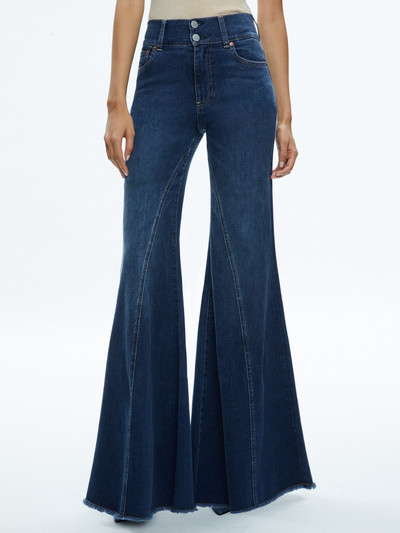 Alice + Olivia BEAUTIFUL SEAMED WIDE LEG JEAN outlook