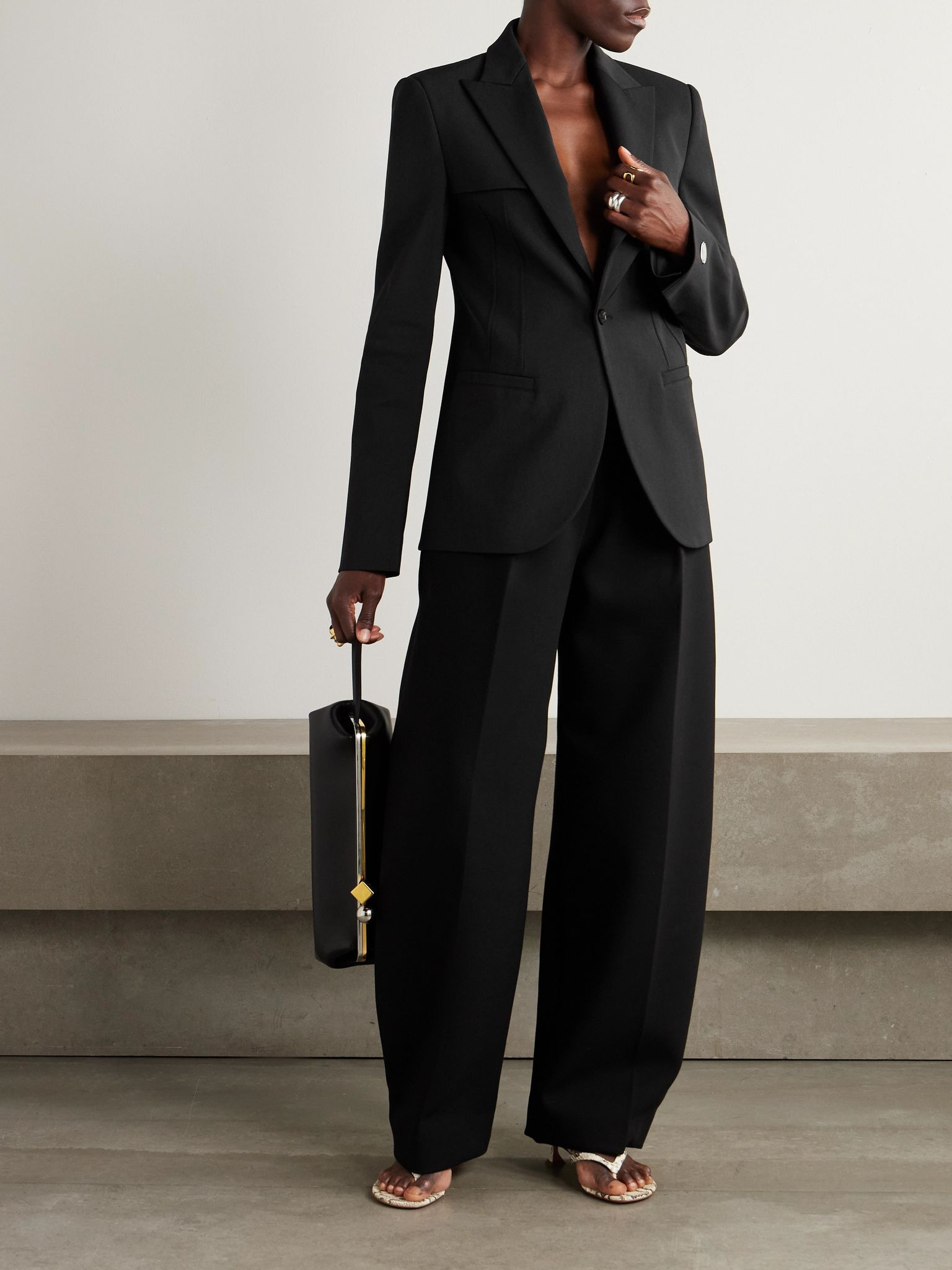 Twill blazer Black - 2