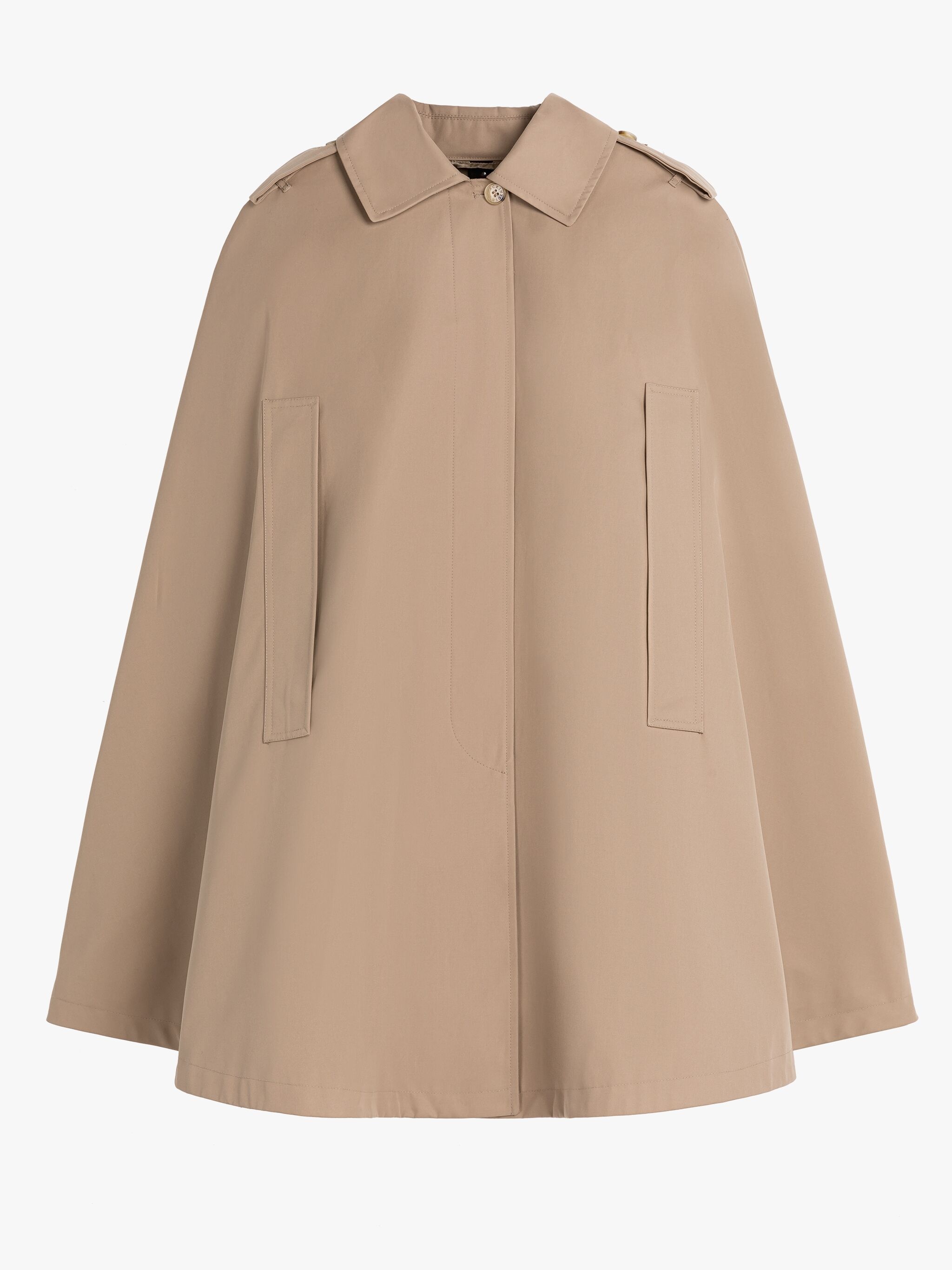 HALLEIGH COTTON CAPE COAT - 1