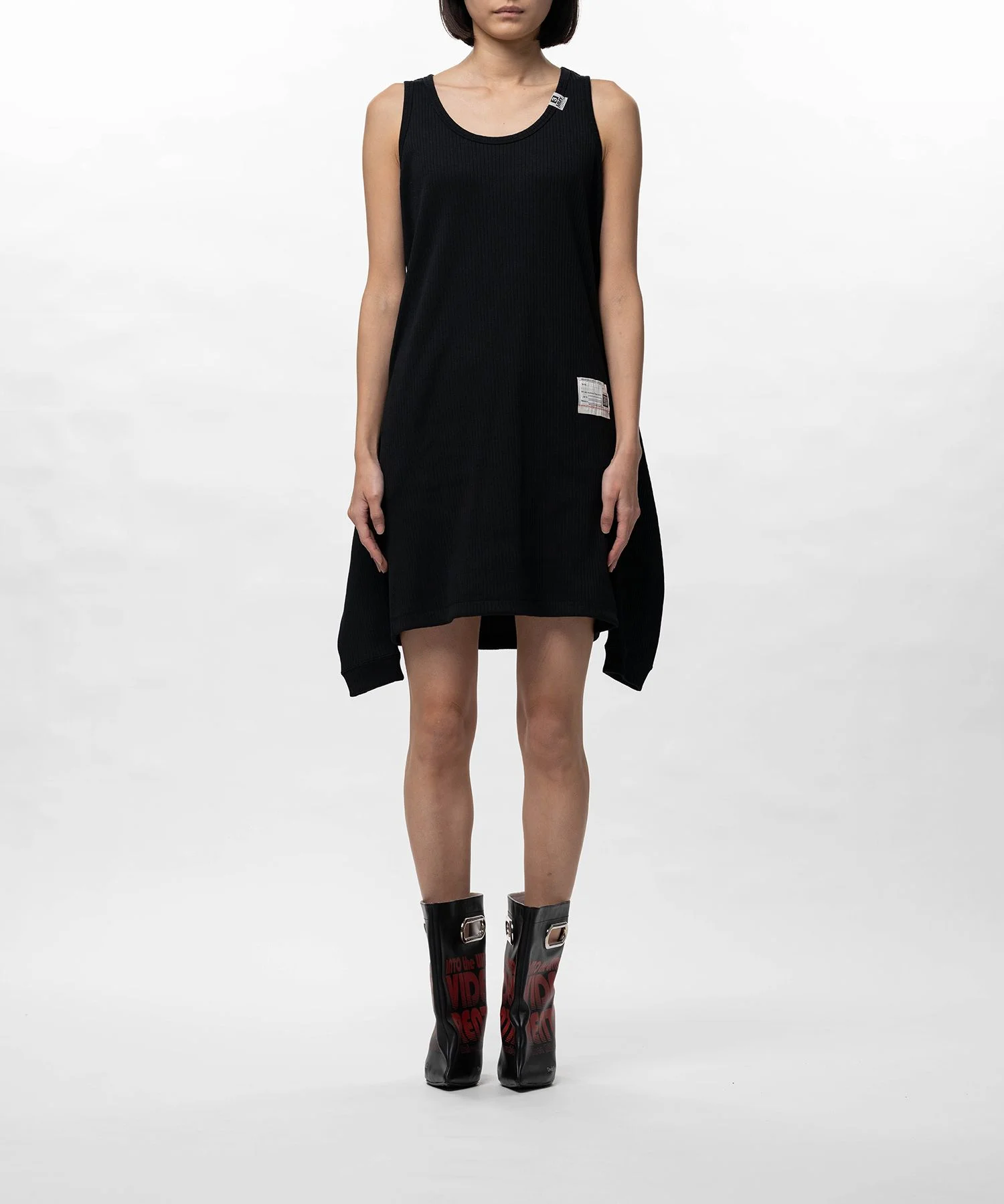 Sleeve Combined Dress - 1