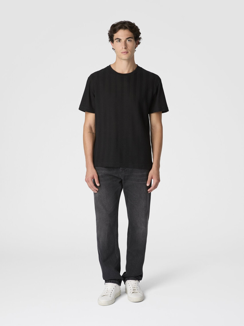 Missoni Crew Neck T-Shirt in Cotton-Viscose Raschel outlook