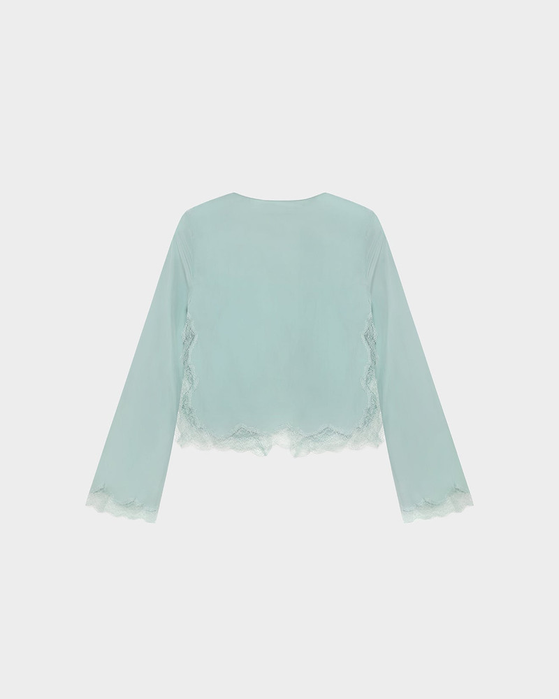 16ARLINGTON FILIPA CARDIGAN IN SATIN outlook