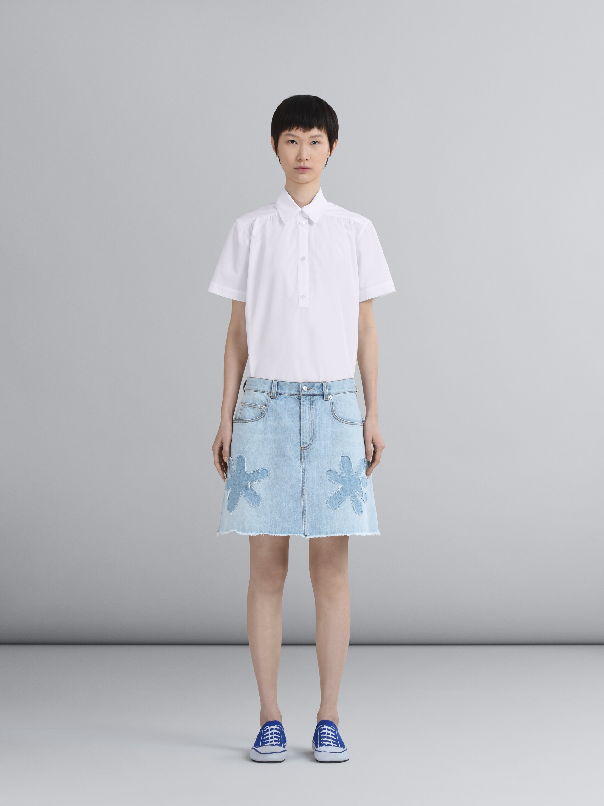 DAISY DENIM MINI SKIRT - 2