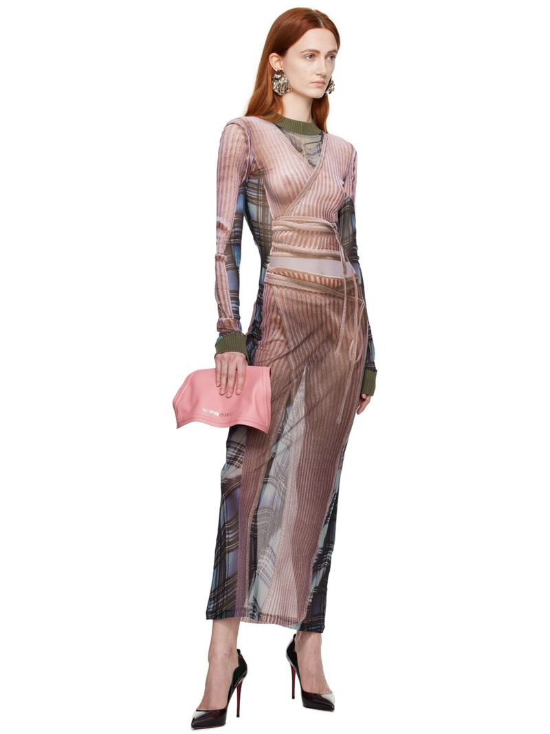 Y/Project x Jean Paul Gaultier Trompe L'oeil printed dress outlook