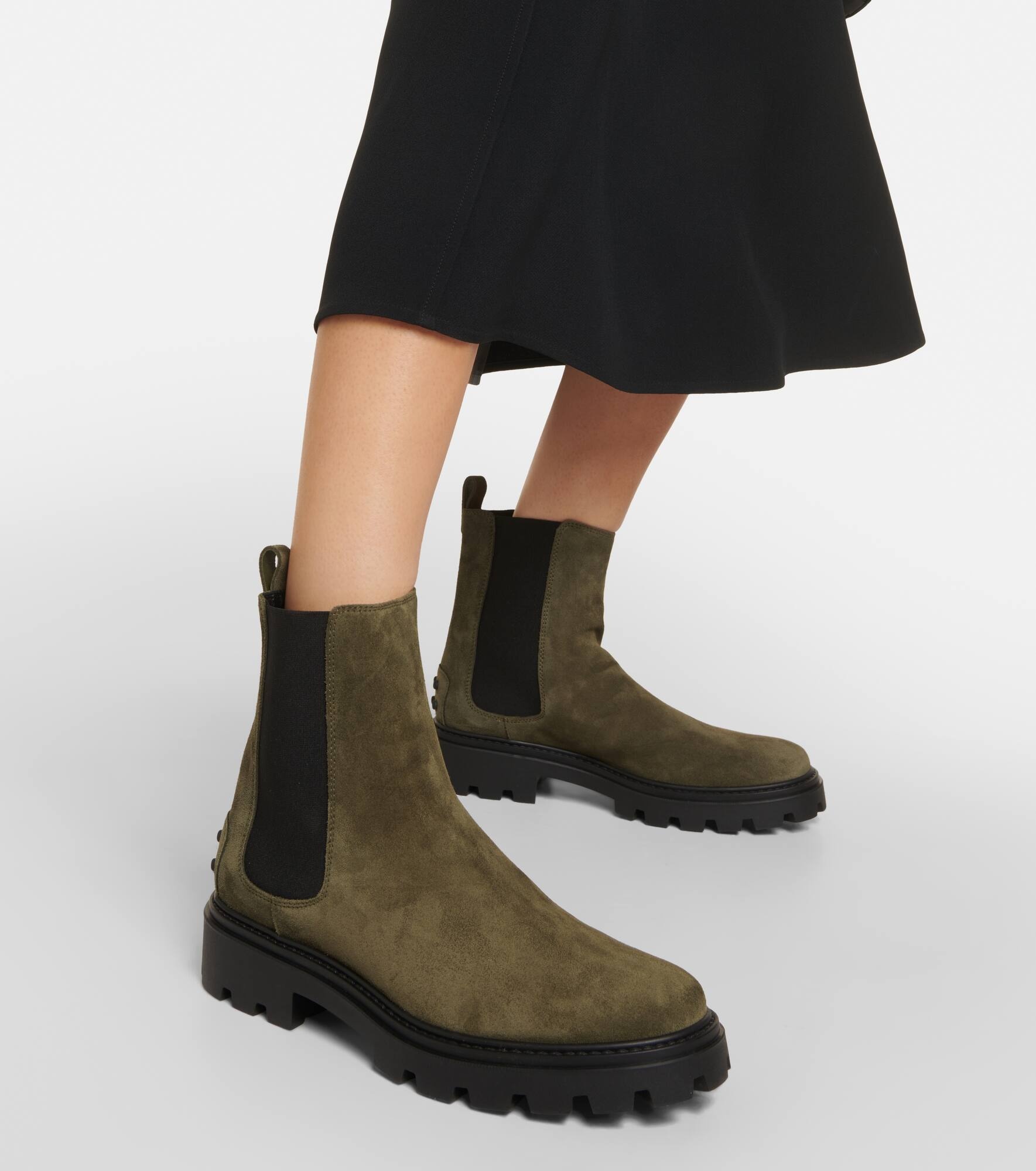 Suede Chelsea boots - 4