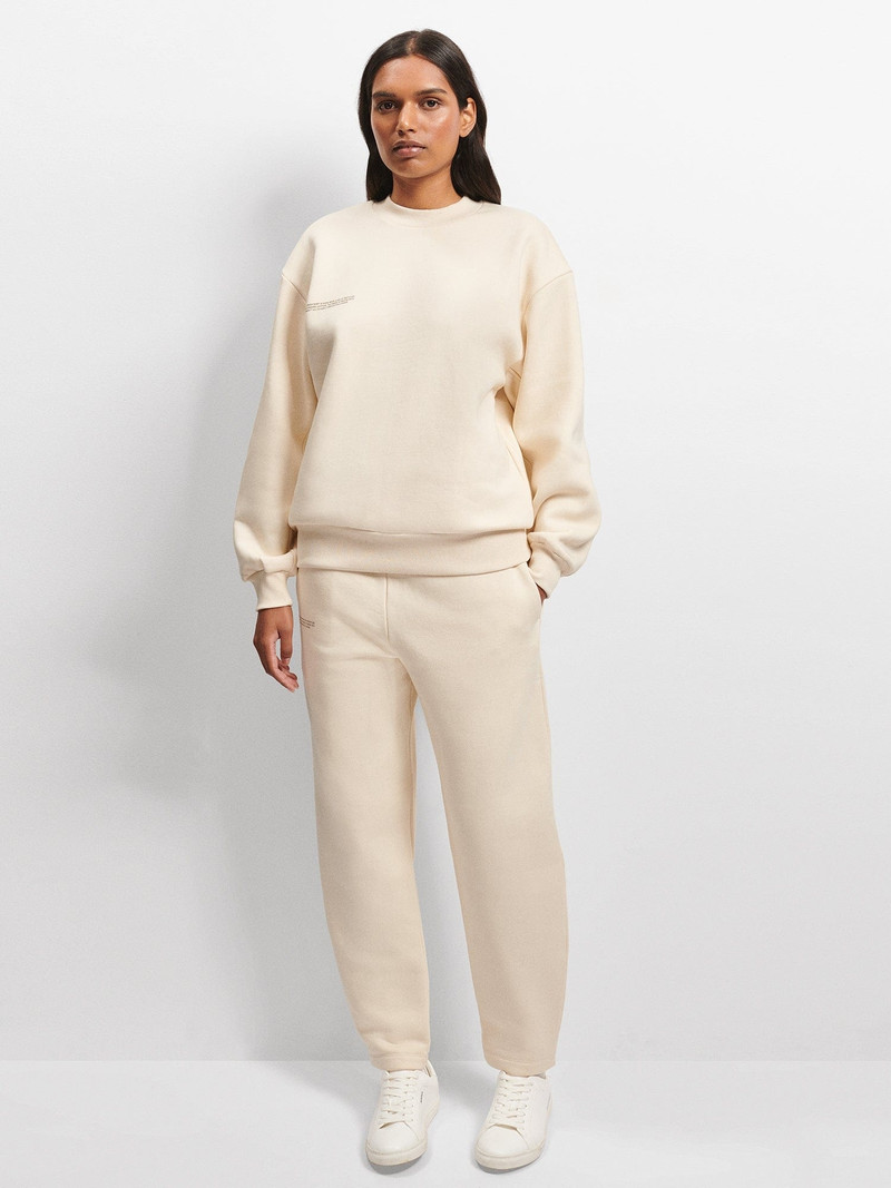 PANGAIA Womens DNA Barrel-Leg Track Pants - Undyed outlook