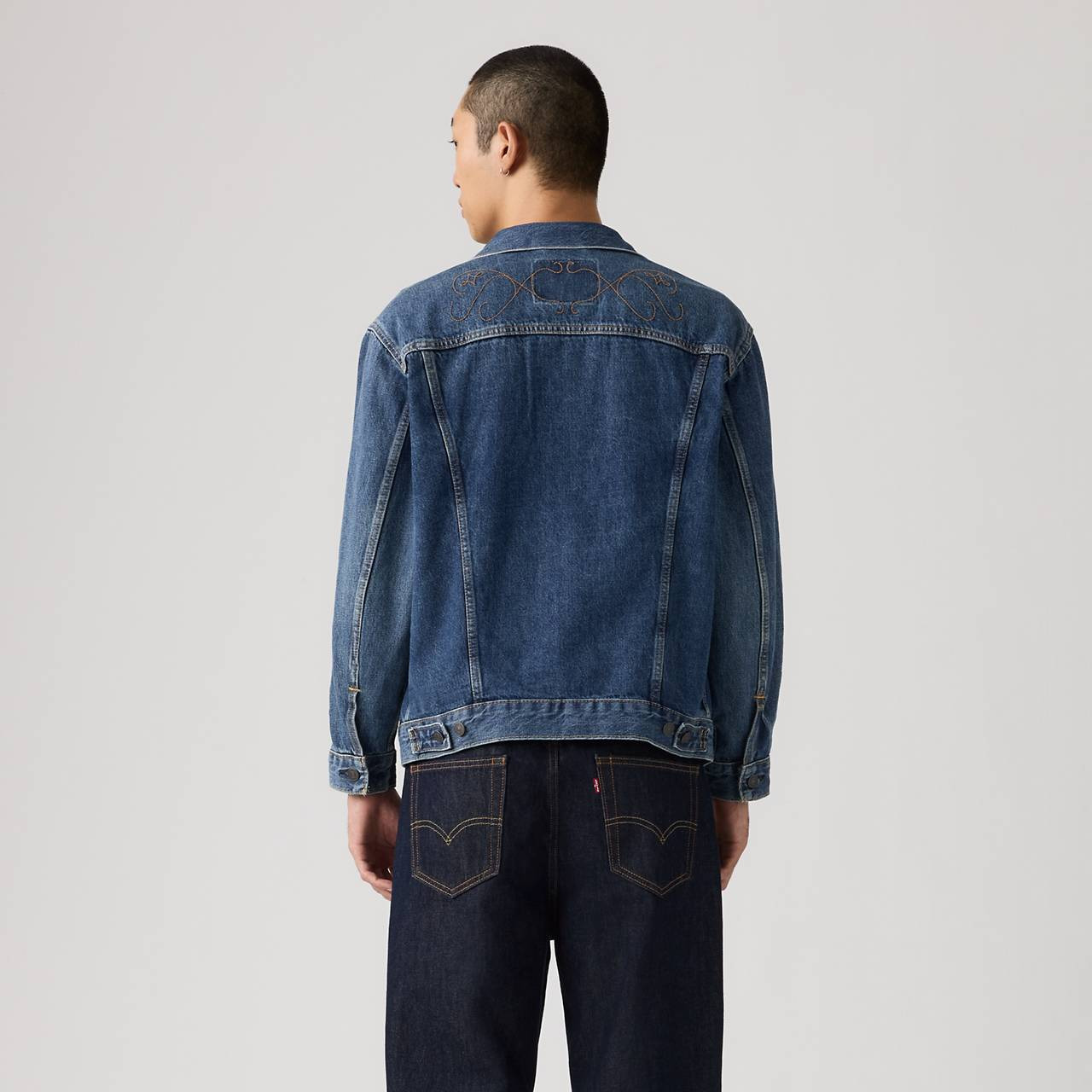 RELAXED FIT TRUCKER JACKET - 4