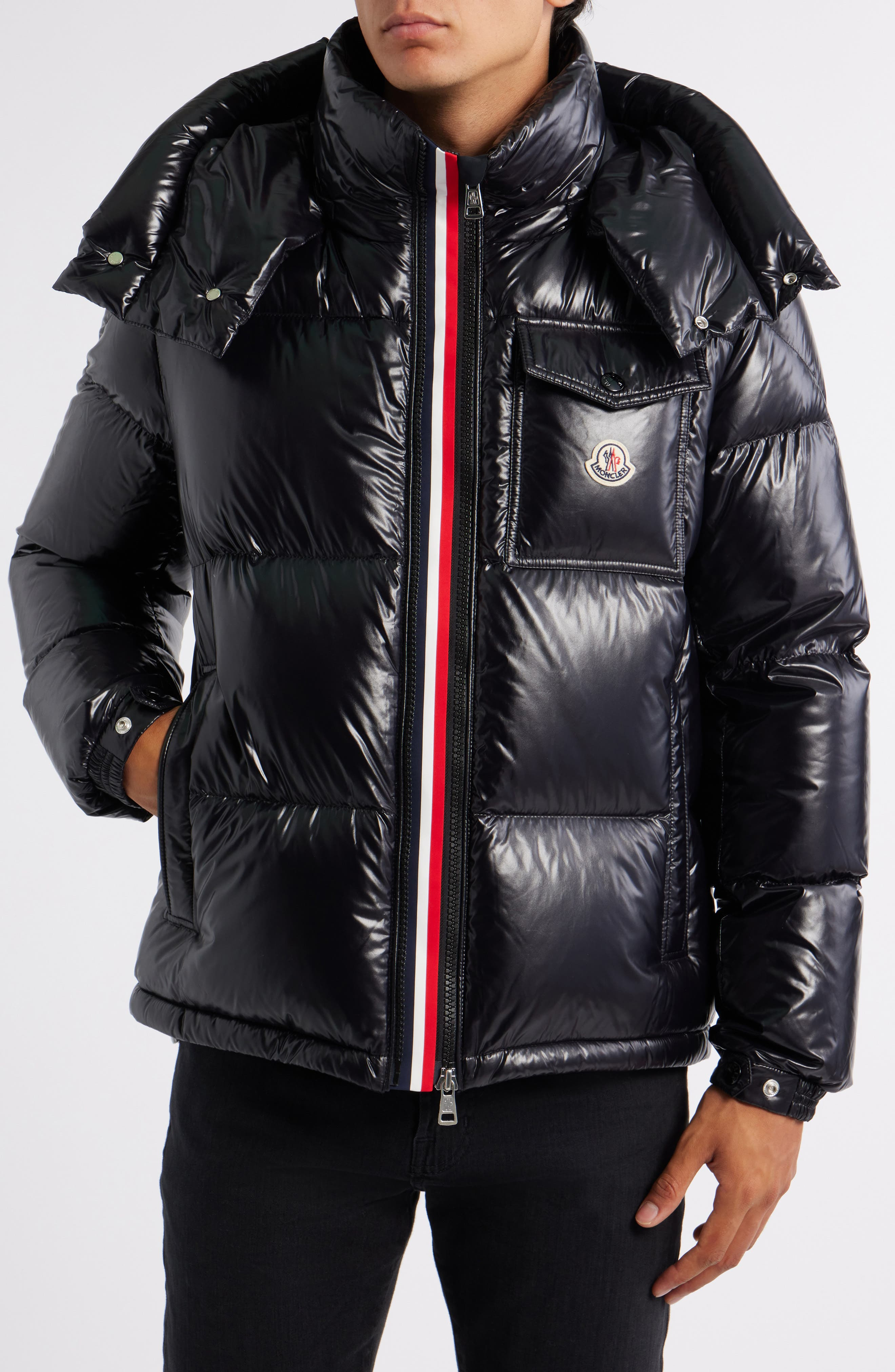 Moncler Montbeliard Short Down Jacket in Black at Nordstrom - 5