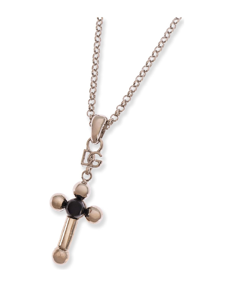 Dolce & Gabbana Brass Necklace With Iconic Crucifix outlook