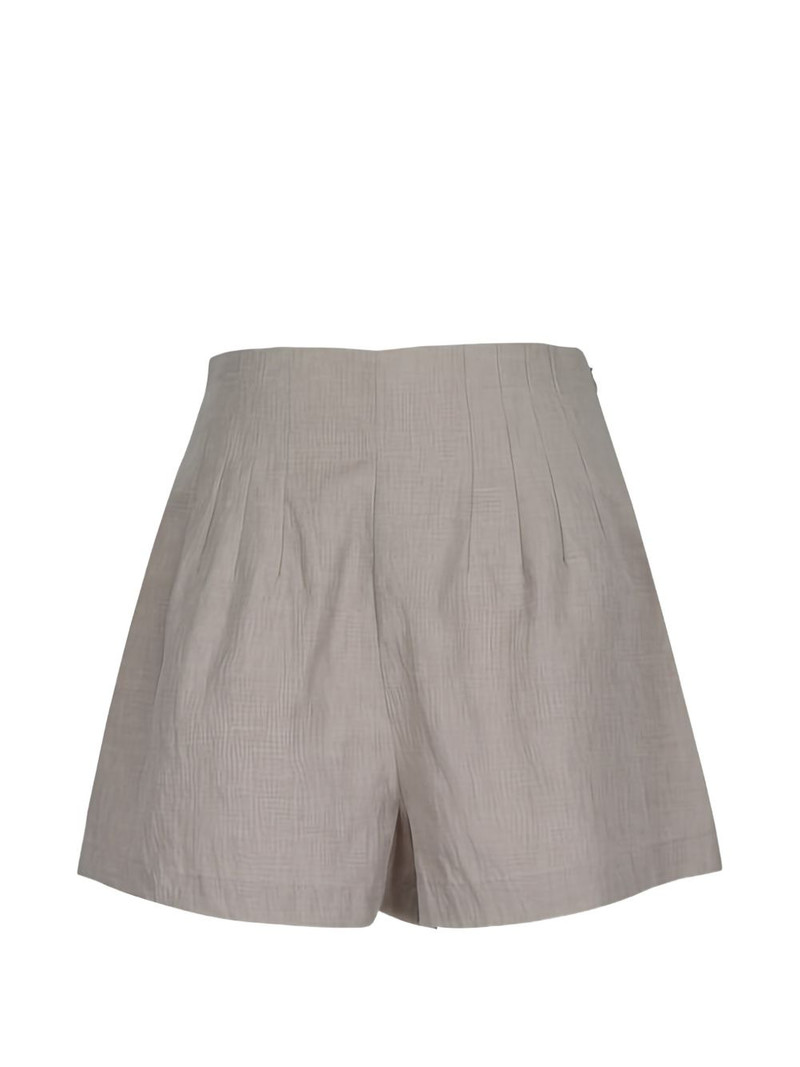 pleated shorts 1