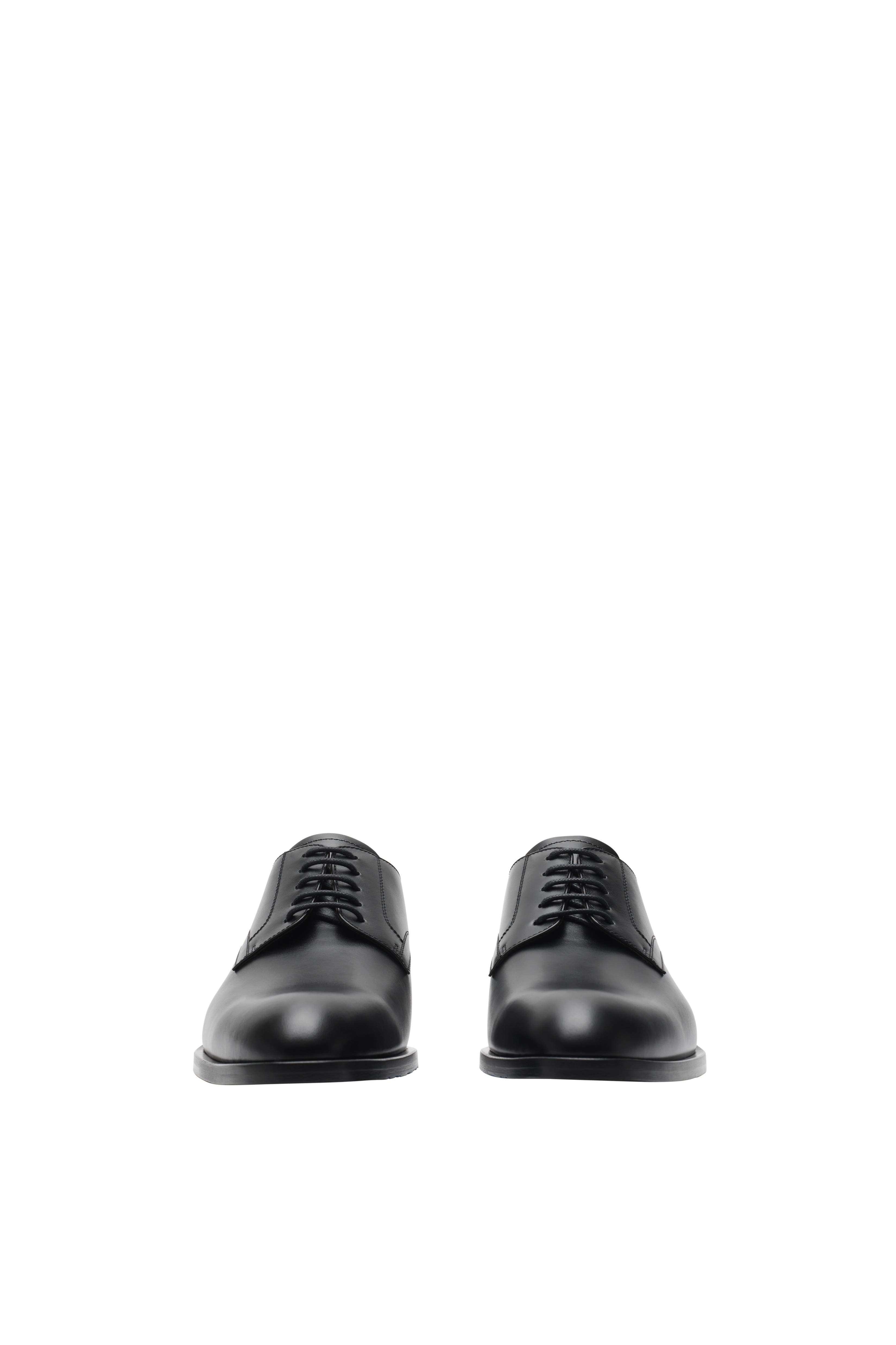 burberry Leather Carlyle Stamp Derby Shoes in Black at Nordstrom - 3