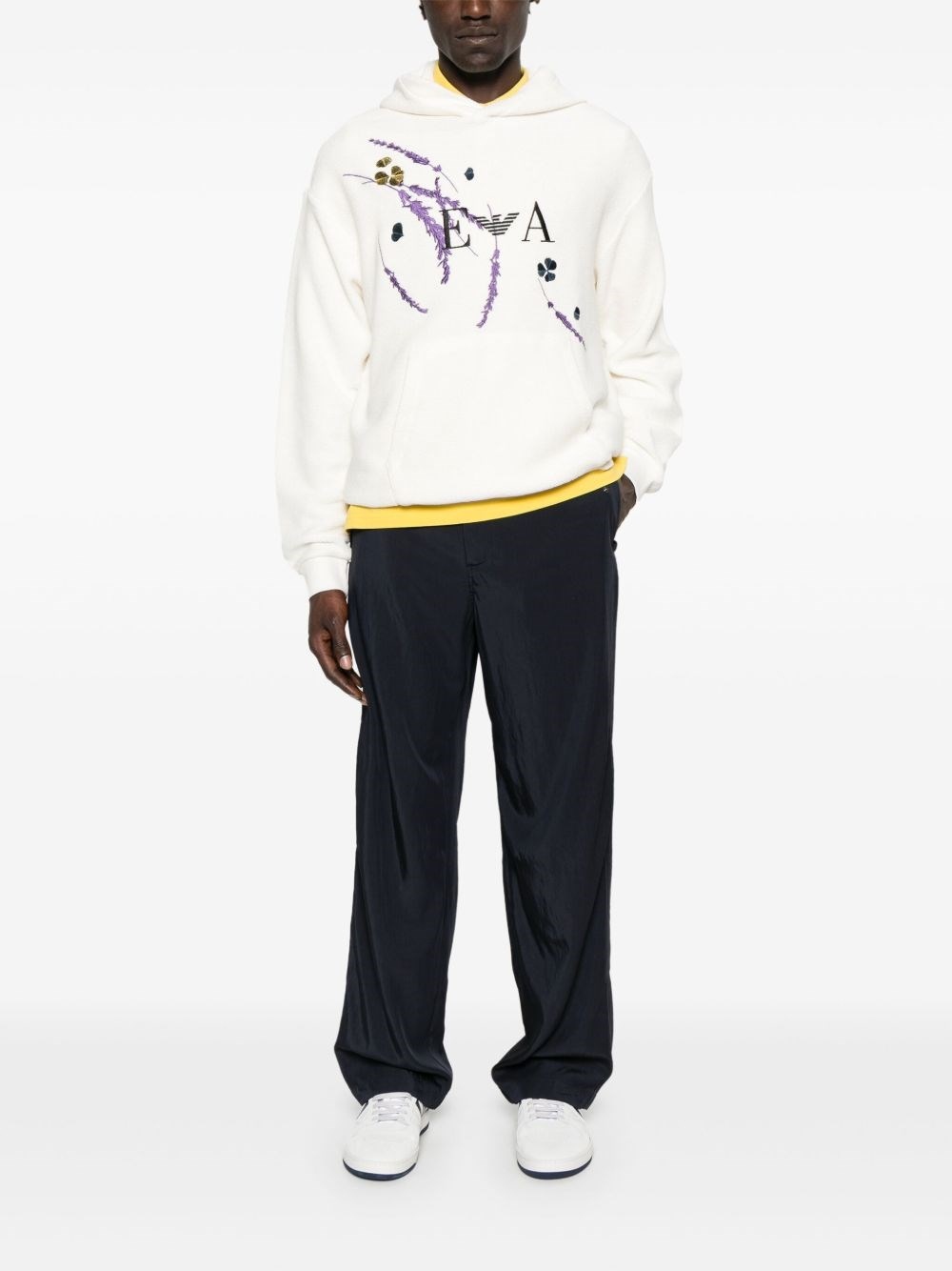 Printed cotton hoodie - 4