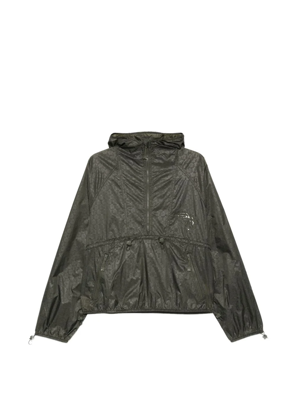 X The North Face hooded floral-print jacket - 1