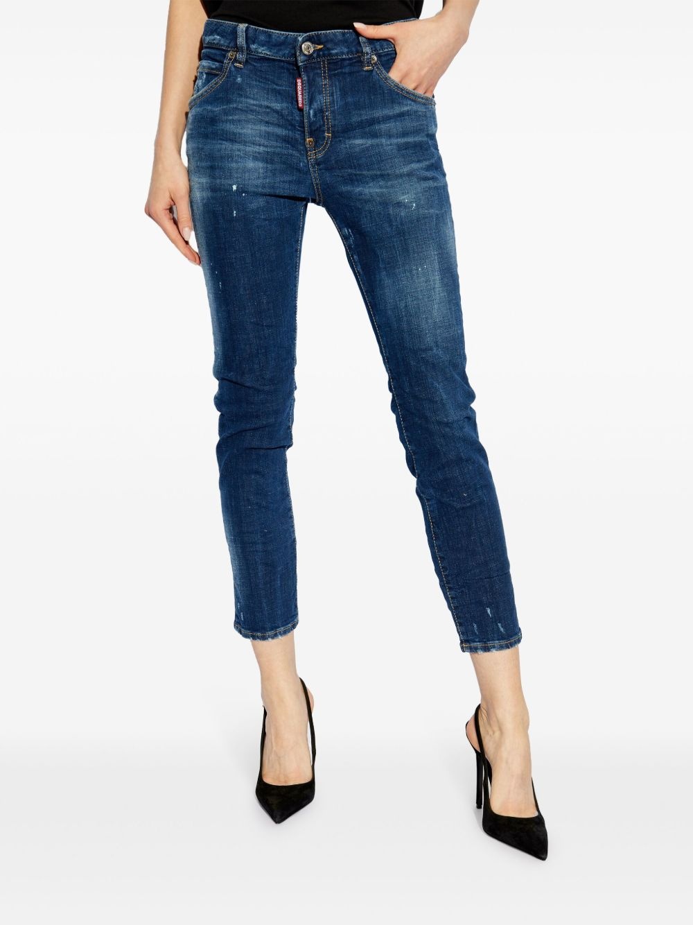 cropped jeans - 3
