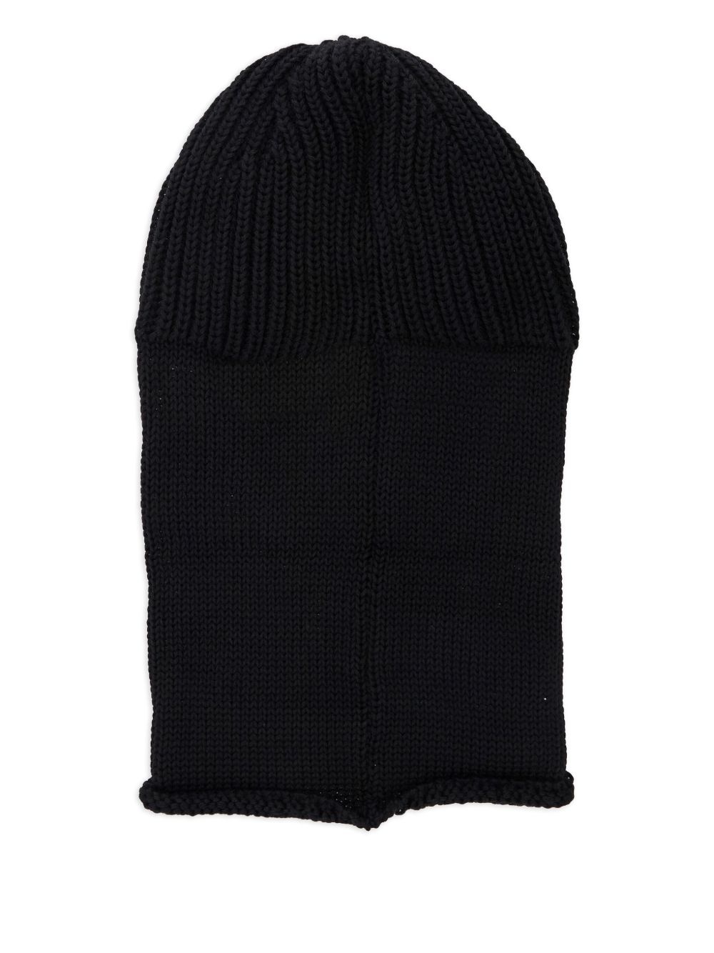 goggle-detail knit balaclava - 2