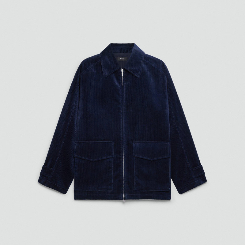 Straight Zip Jacket in Corduroy 1