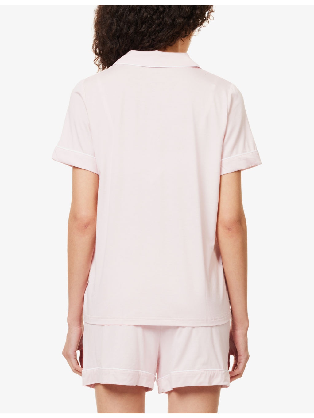 Lara relaxed-fit stretch-jersey pyjama set - 3