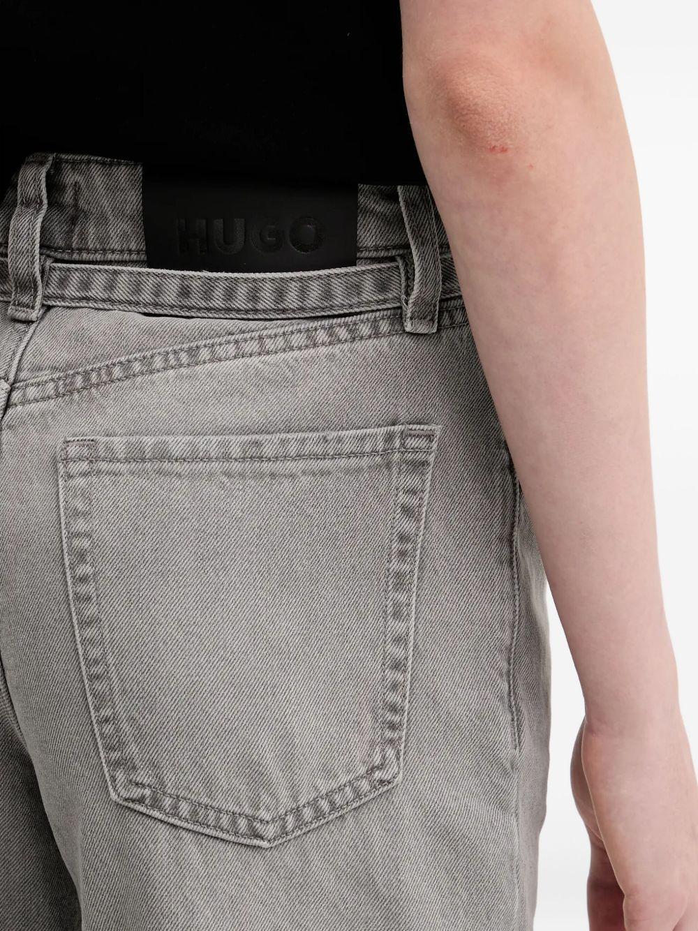 belted jeans - 4
