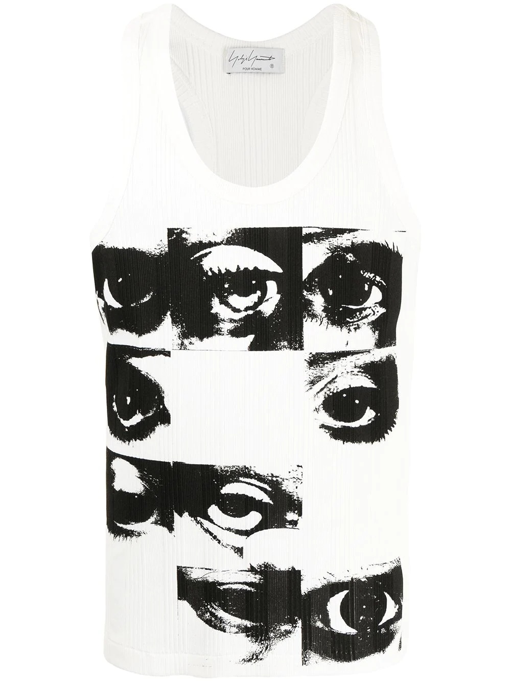 graphic-print tank top - 1