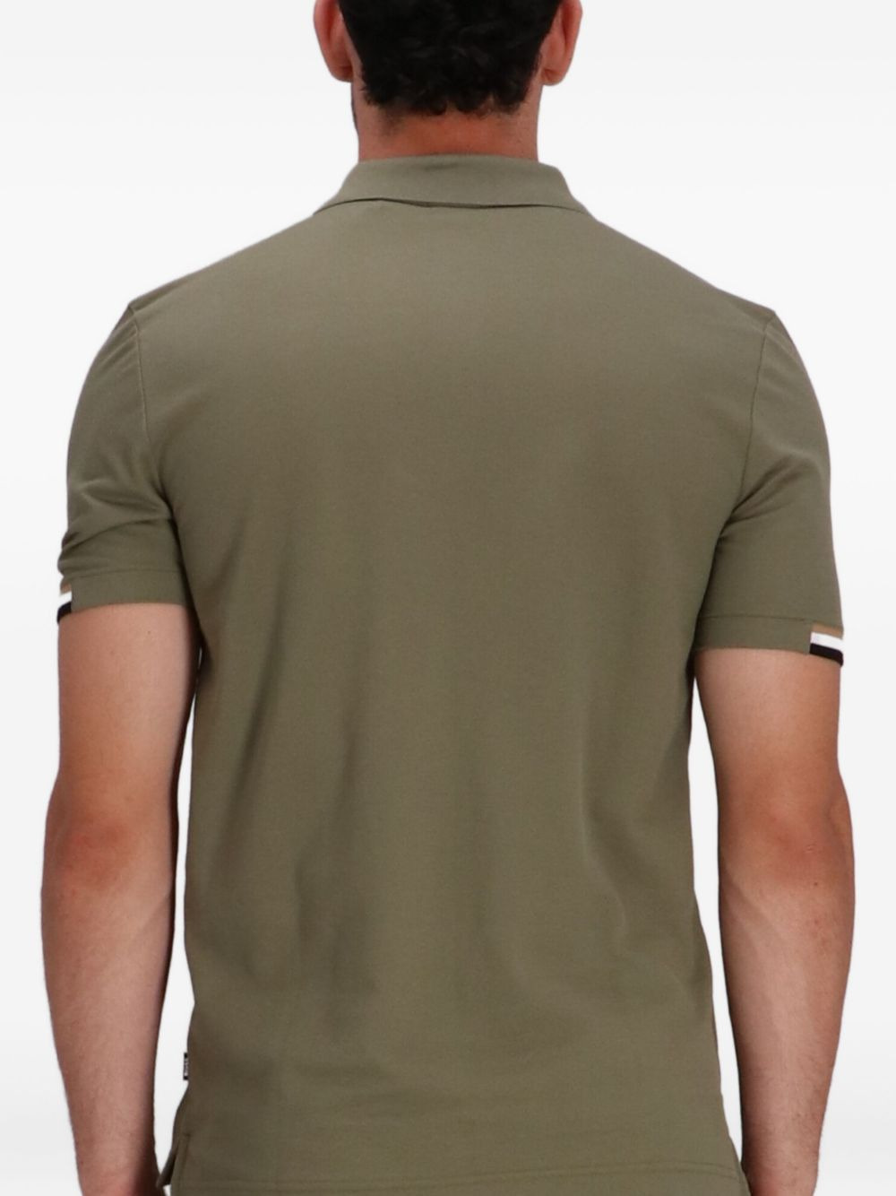 logo-embroidered polo shirt - 3