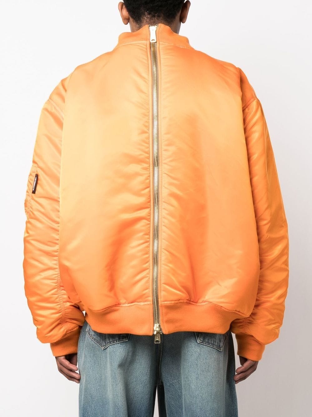 double-zip bomber jacket - 4