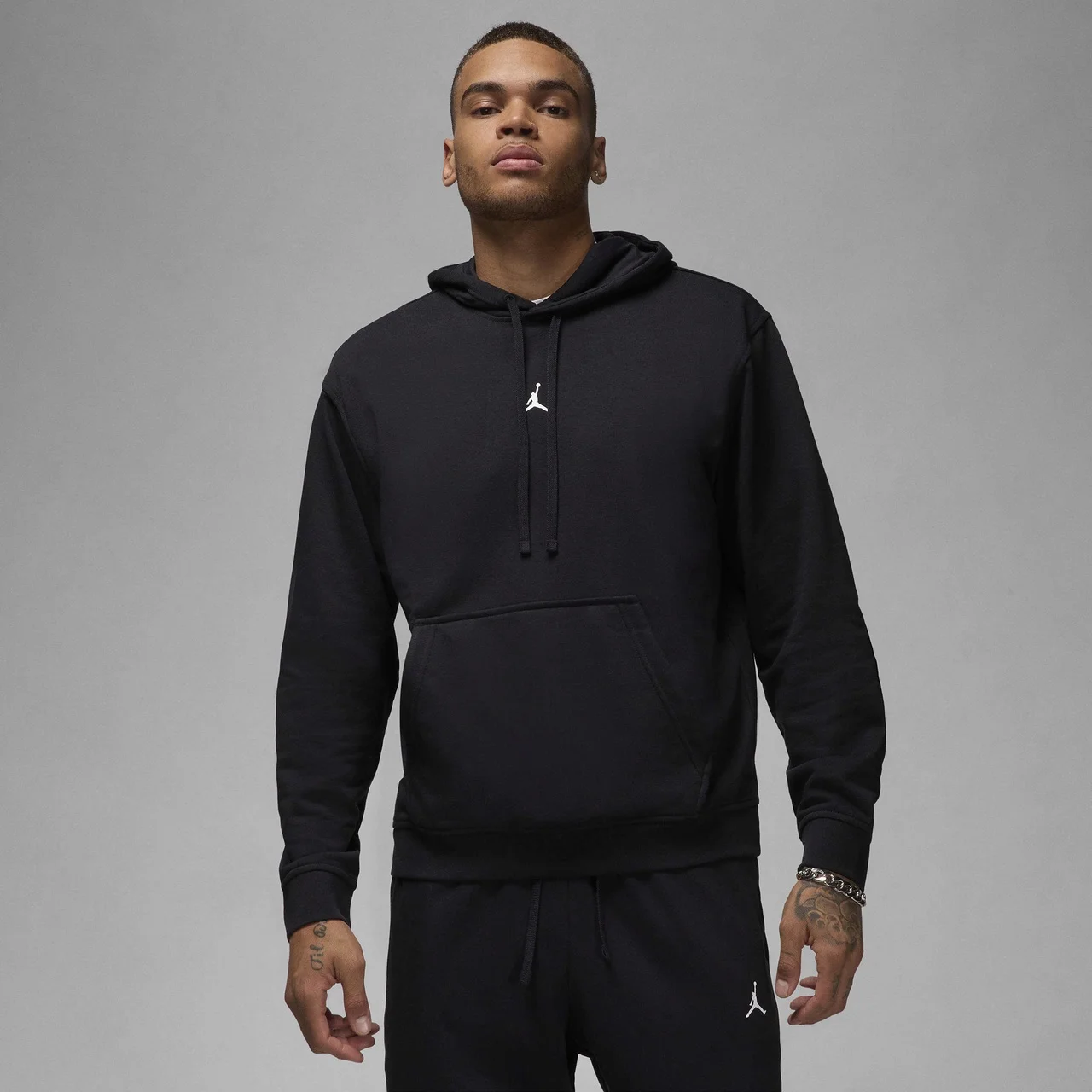 Jordan Mens Jordan Dri-FIT Sport Crossover Fleece Pullover - 1