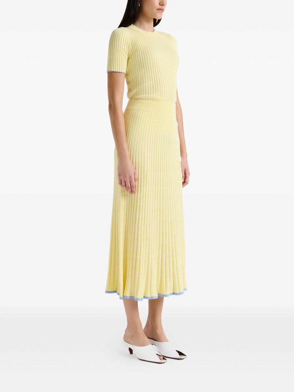 cotton midi skirt - 3