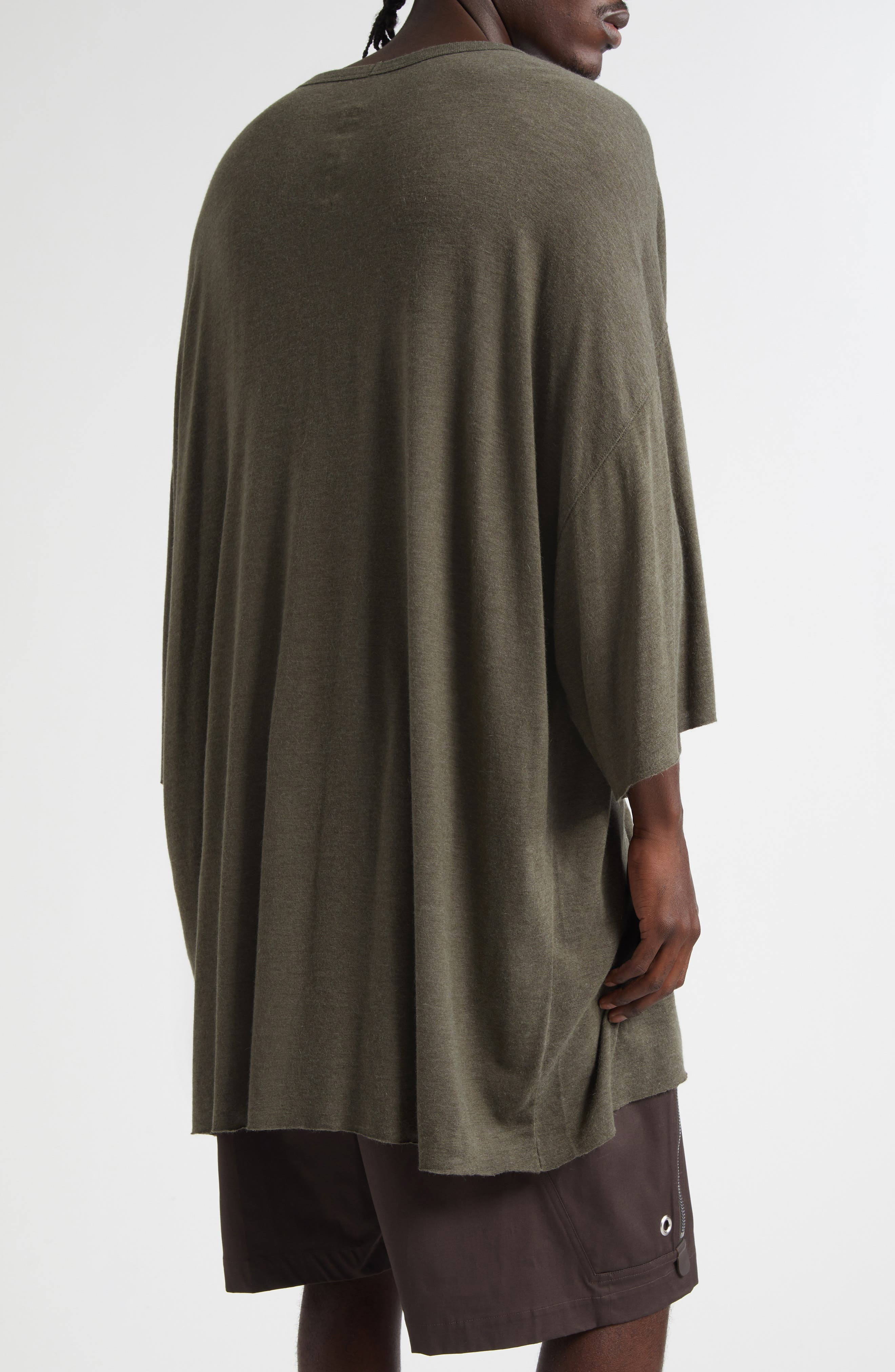 Rick Owens Tommy Oversize T-Shirt in Bosco at Nordstrom - 3