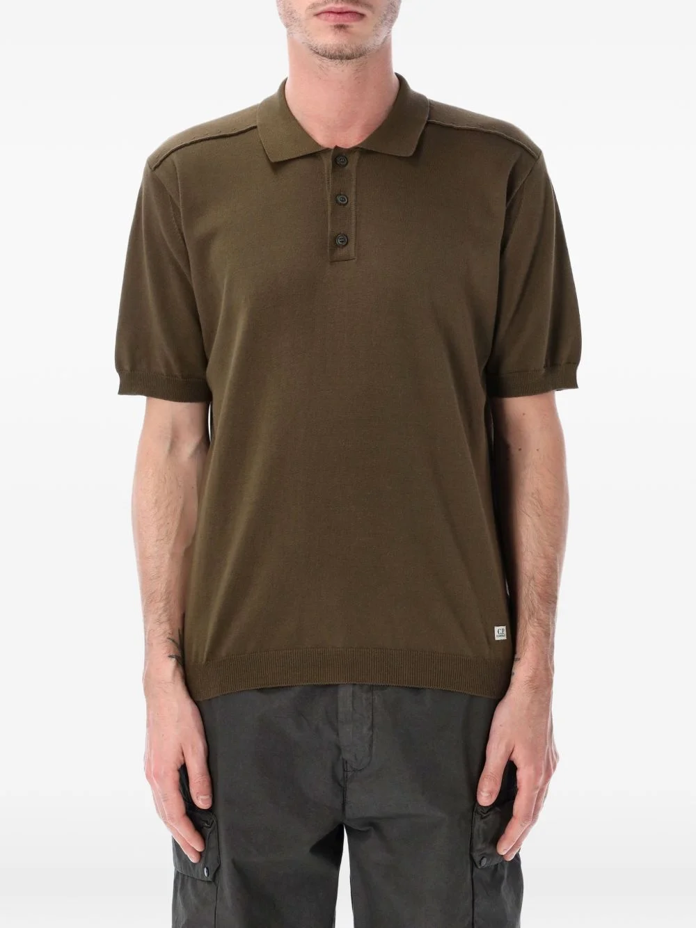 short-sleeved polo shirt - 1
