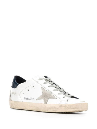 Golden Goose distressed finish low top sneakers outlook