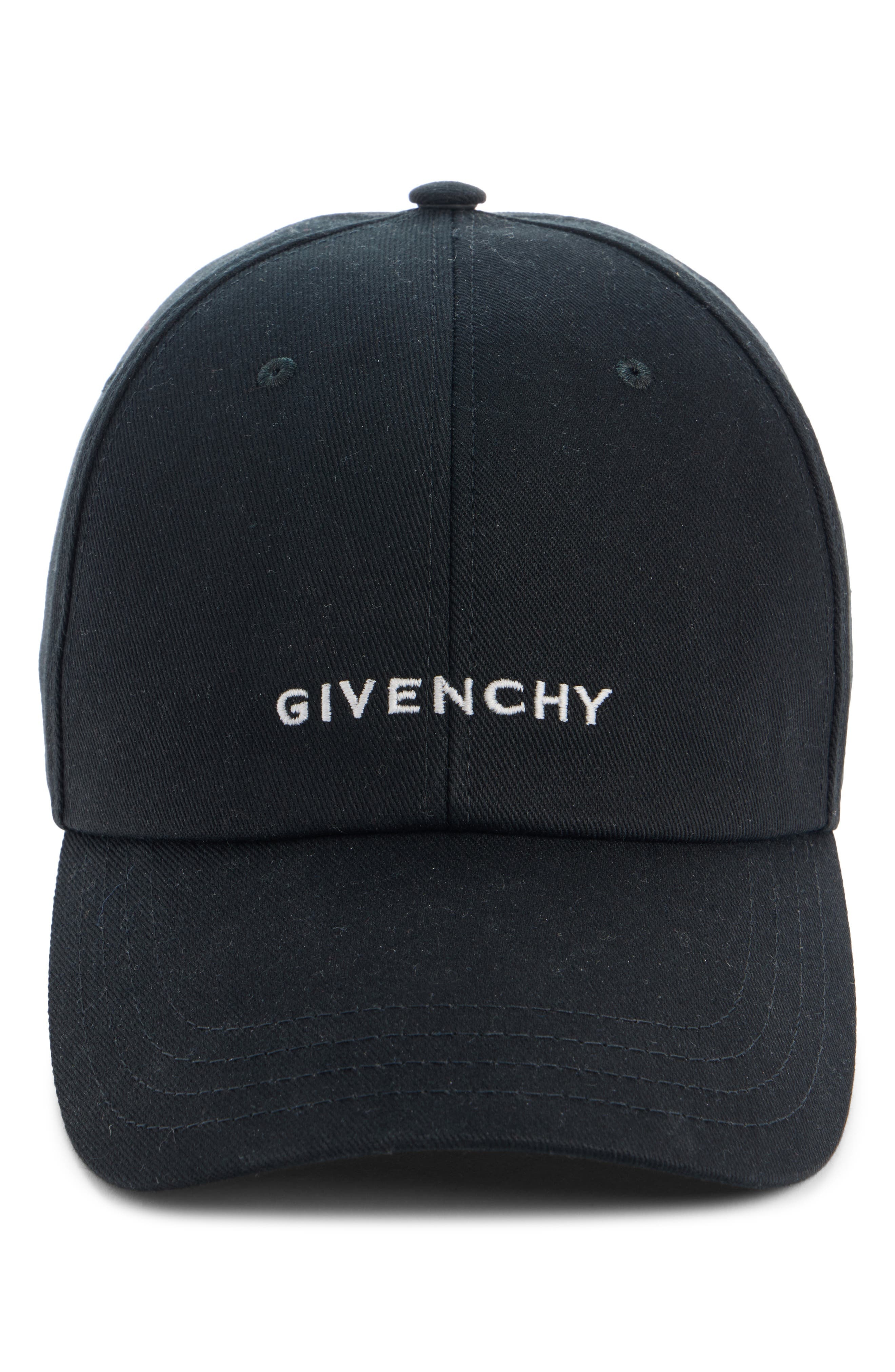 Givenchy Logo Embroidered Adjustable Baseball Cap in Black at Nordstrom - 2