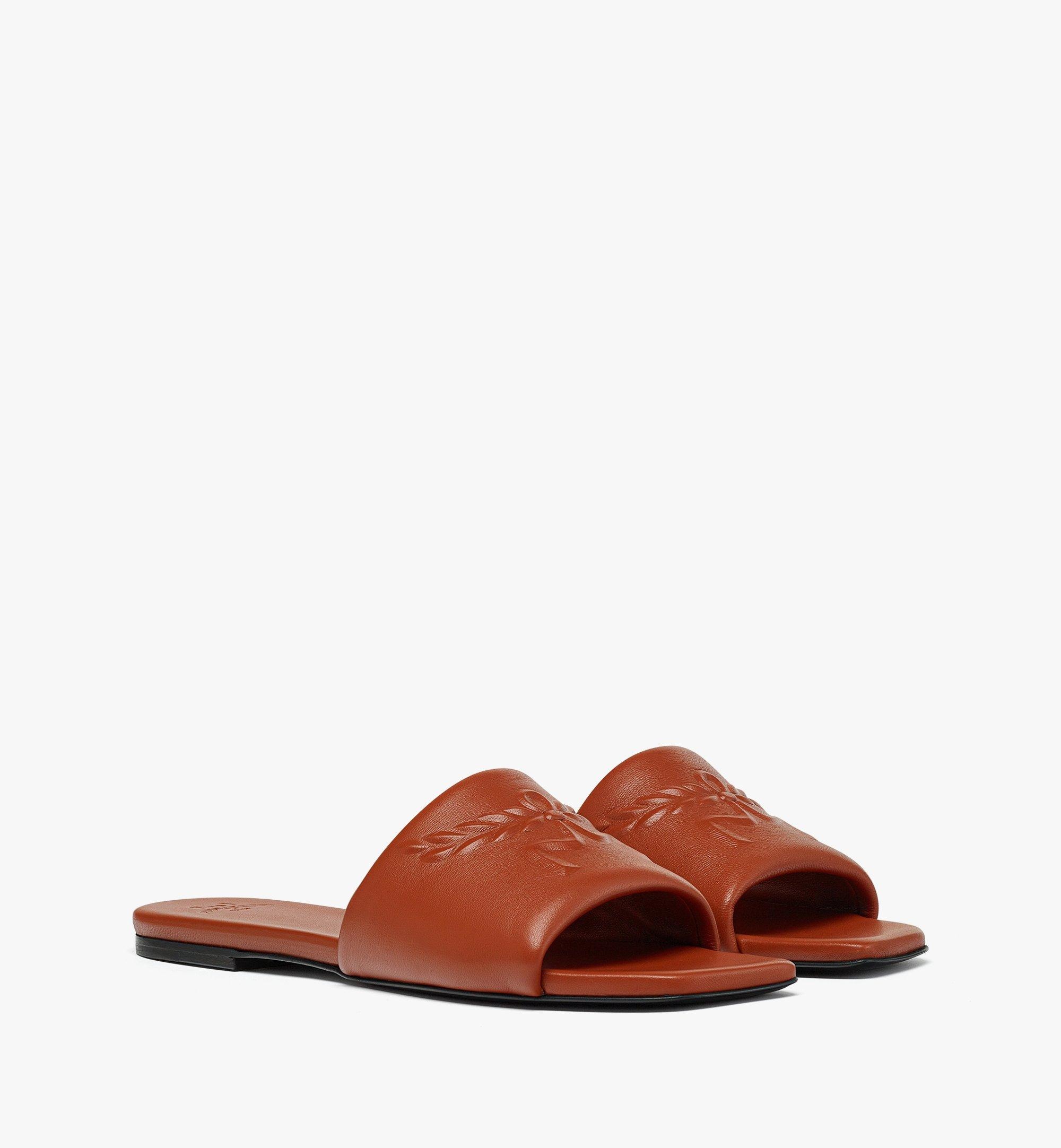 Laurel Flat Sandals in Lamb Leather - 1