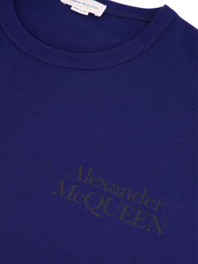 Alexander McQueen logo-print cotton T-shirt outlook