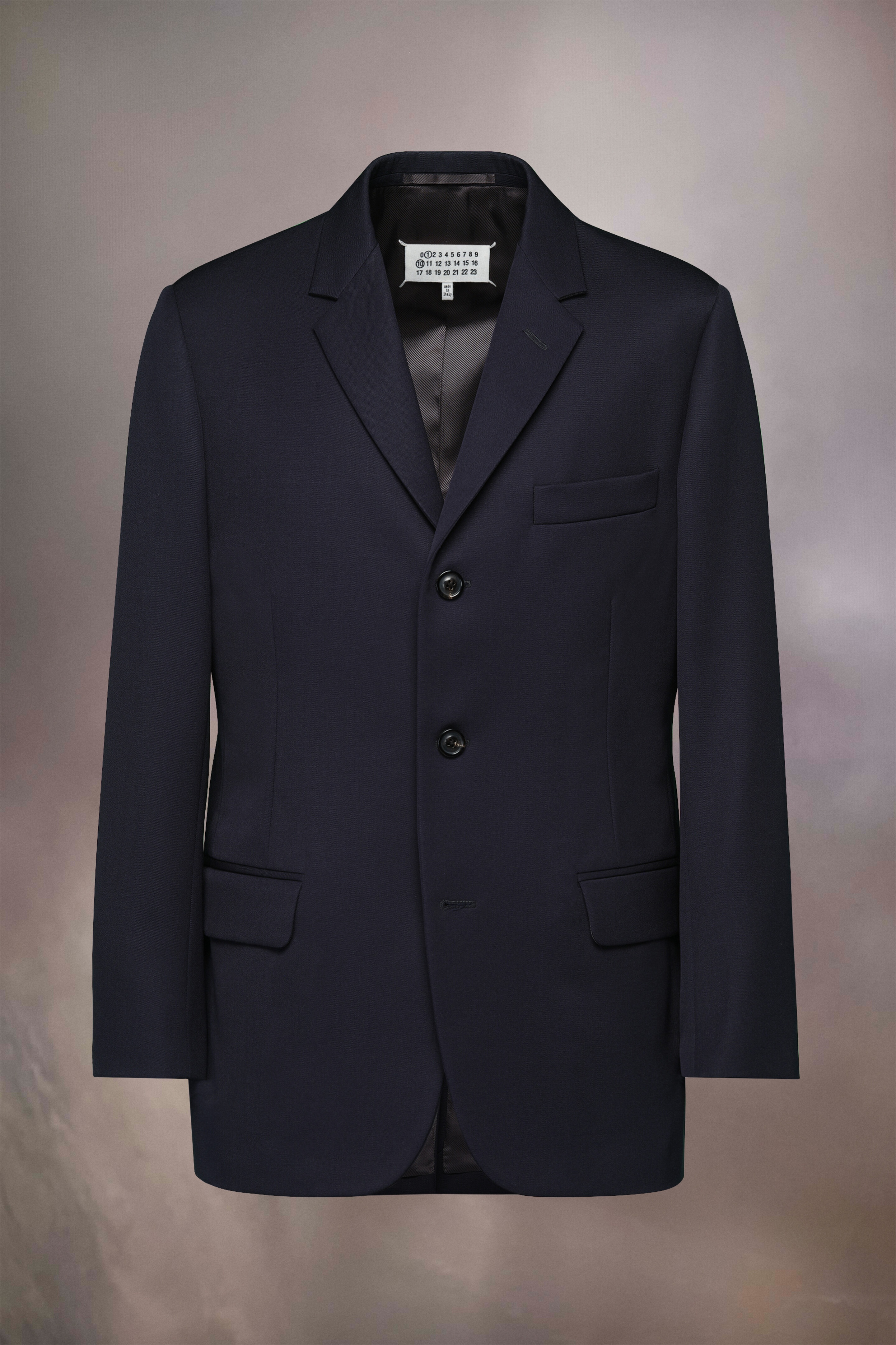 Wool gabardine jacket - 1