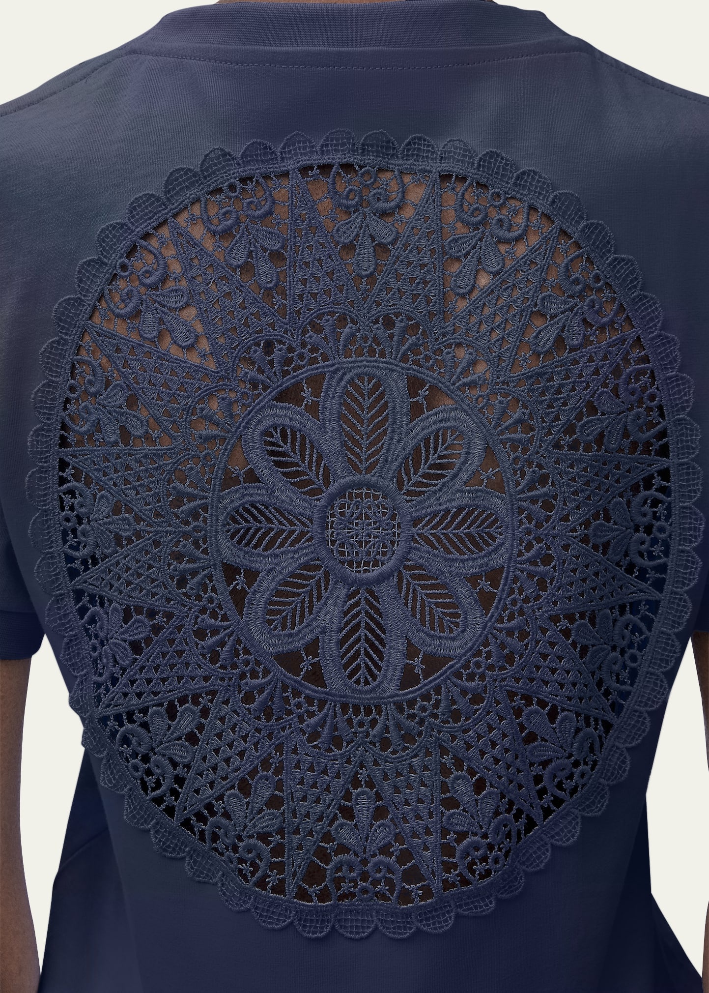 Anagram Openwork Lace T-Shirt - 5