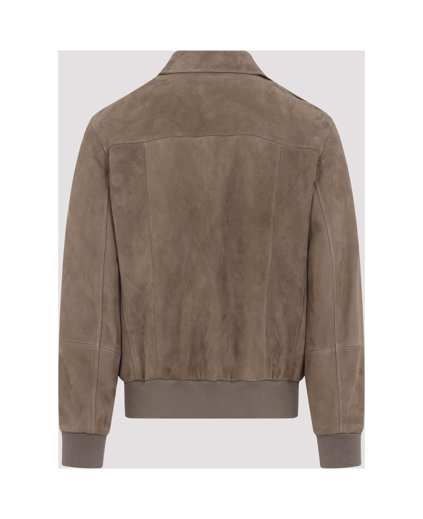 Leather Bomber Jacket - 4
