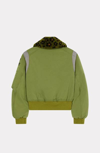 KENZO 'Hana Leopard' bomber jacket outlook