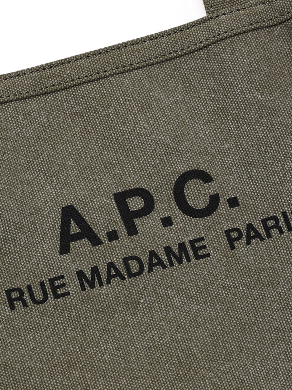 logo-print tote bag - 4