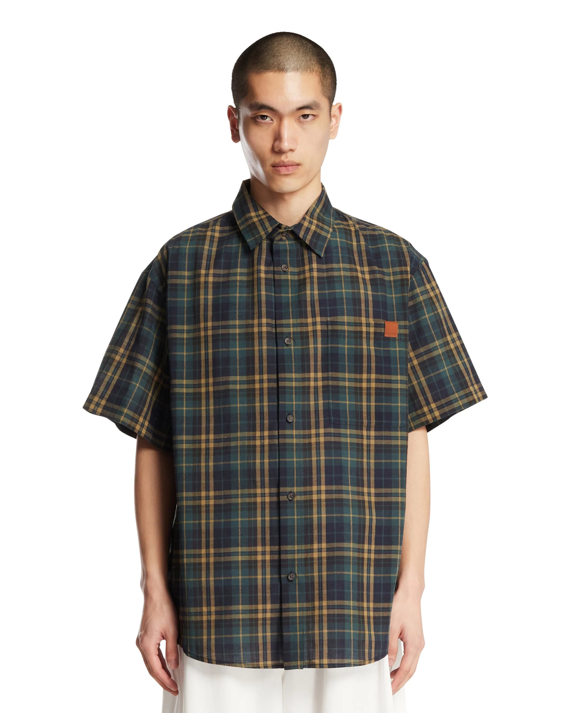 Green Karl Check Shirt - 1